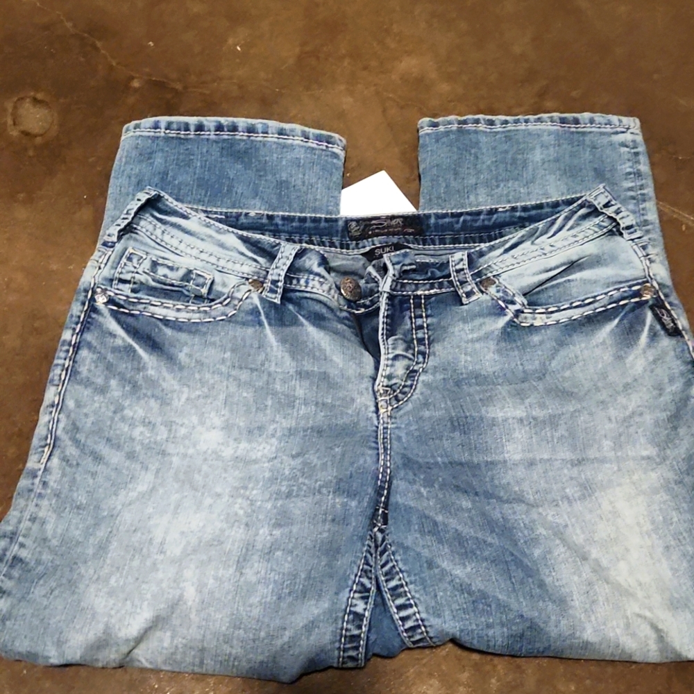 Sliver Suki Capri jeans